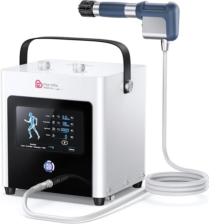 PerVita医療用衝撃波治療機は衝撃波治療機を抽出して筋肉と関節の痛みを緩和し、フルメタルハンドルはエネルギー出力を安定させるために使用され、安全でPSP15を使いやすい